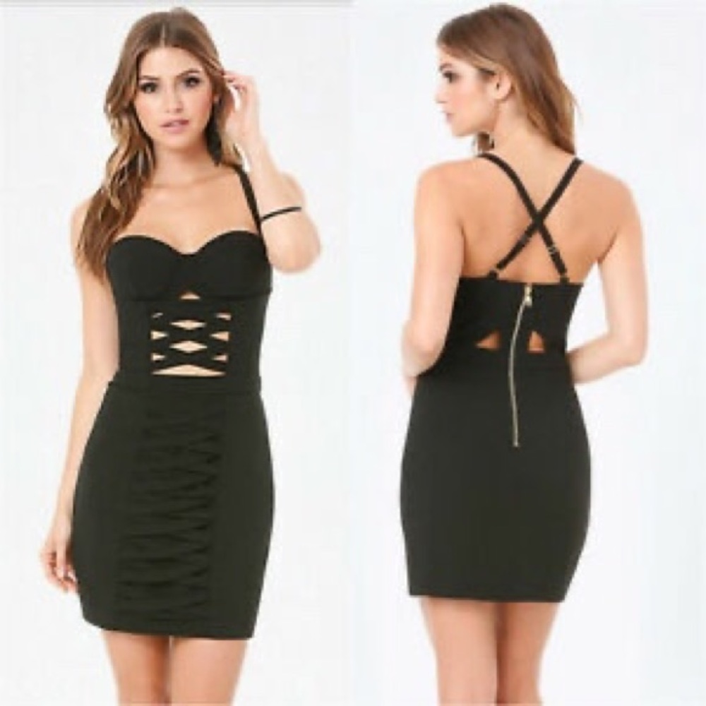 Bebe x Naven  black dress